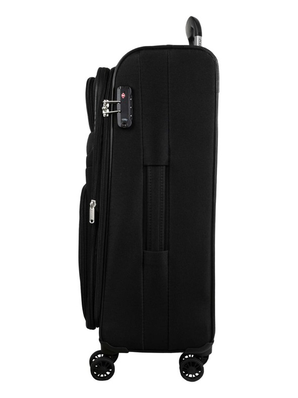 Skyline Пътни куфар Skyline Orlando 4w M Black
