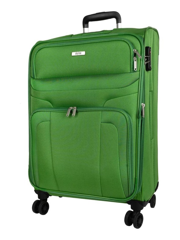 Skyline Пътни куфар Skyline Orlando 4w M Green