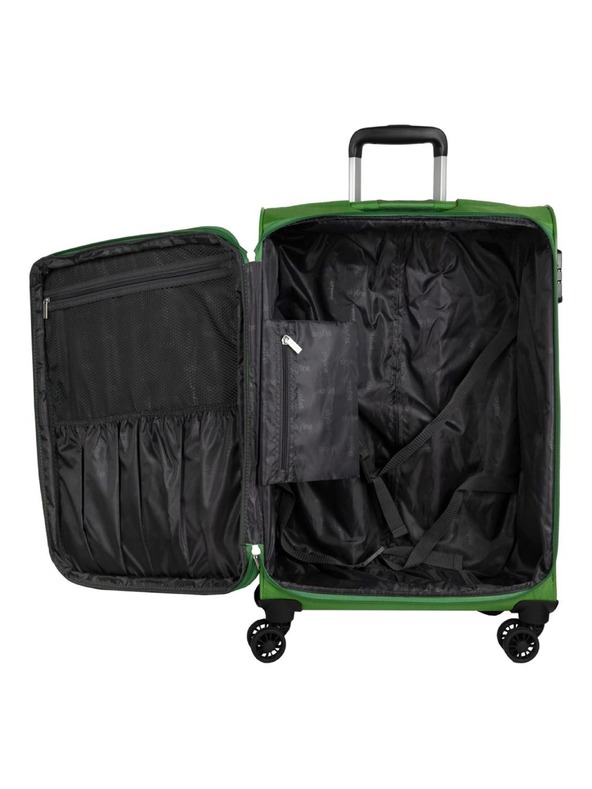 Skyline Пътни куфар Skyline Orlando 4w M Green