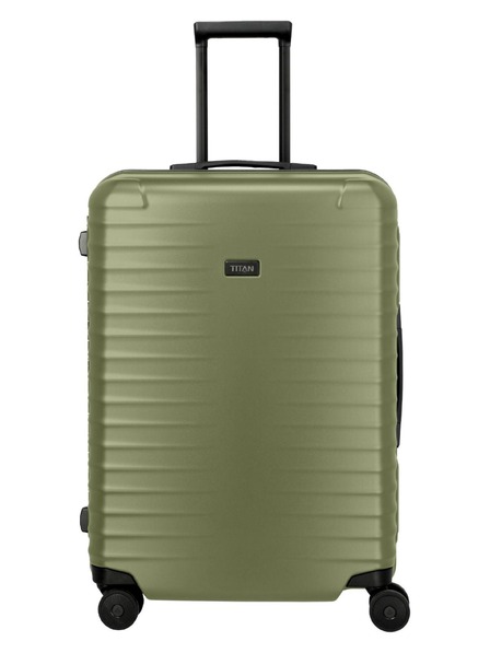 Titan Пътни куфар Titan Overseas M plus Forest green