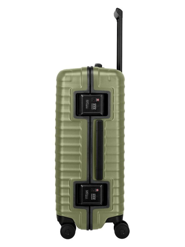 Titan Пътни куфар Titan Overseas M plus Forest green