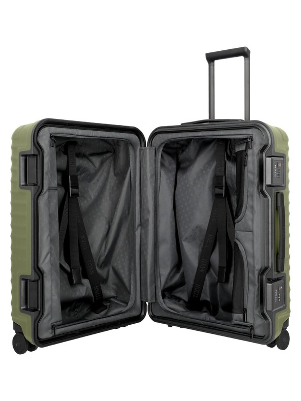 Titan Пътни куфар Titan Overseas M plus Forest green