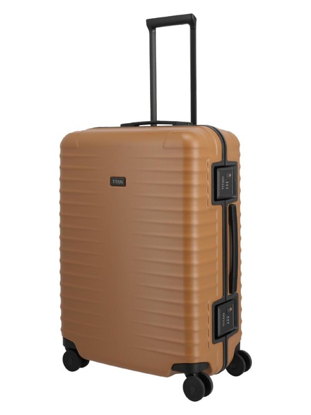Titan Пътни куфар Titan Overseas M plus Canyon bronze