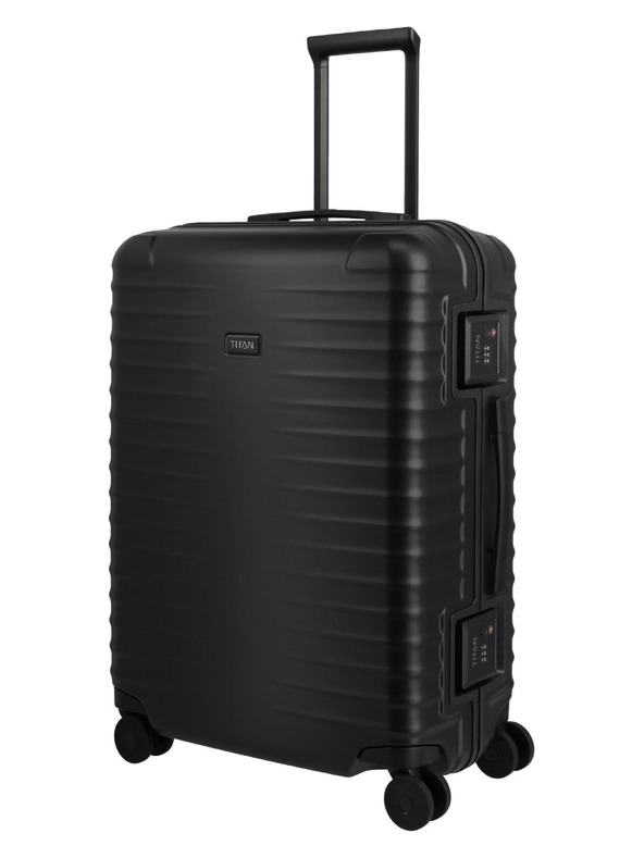 Titan Пътен куфар Titan Overseas M plus Nightshade black