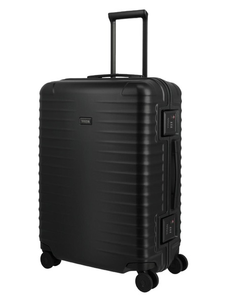 Titan Пътен куфар Titan Overseas M plus Nightshade black