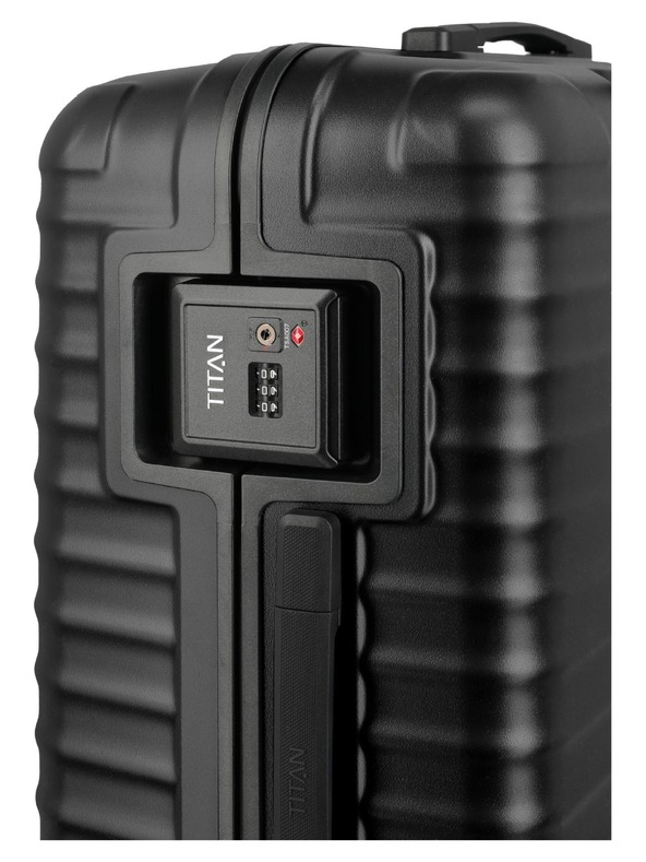 Titan Пътен куфар Titan Overseas M plus Nightshade black