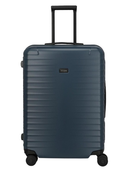 Titan Пътен куфар Titan Overseas M plus Midnight blue
