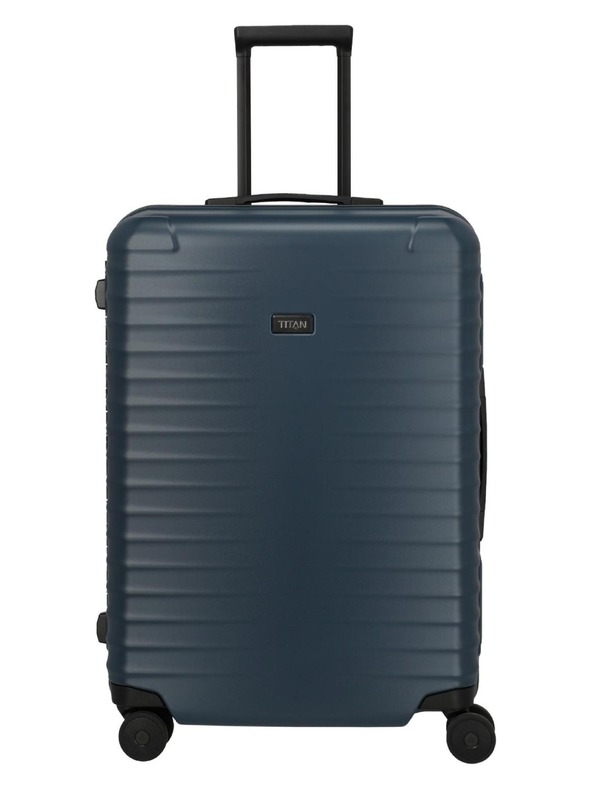 Titan Пътен куфар Titan Overseas M plus Midnight blue