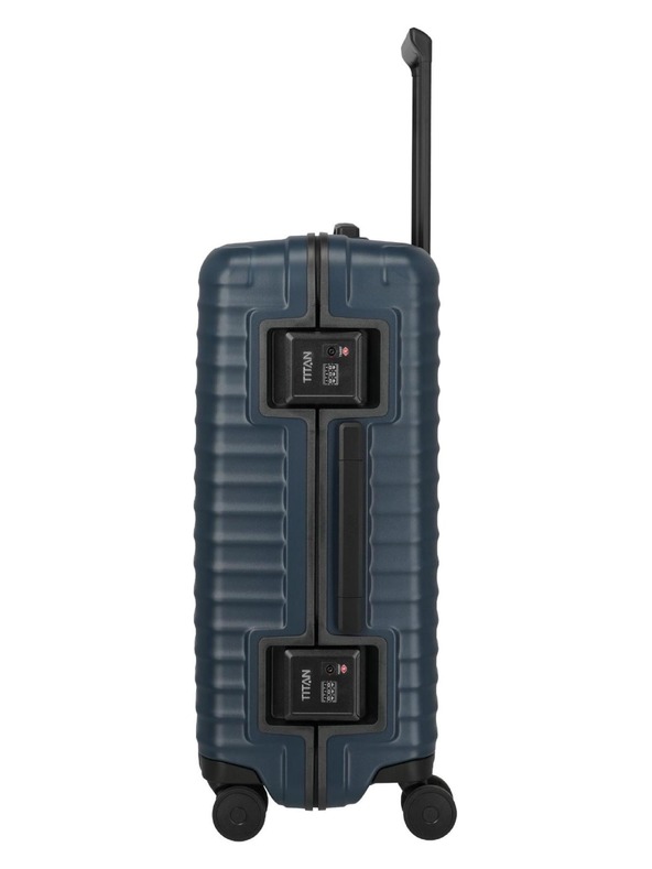 Titan Пътен куфар Titan Overseas M plus Midnight blue