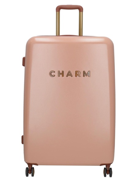 Charm London Пътен куфар Charm London Capetown L Pink