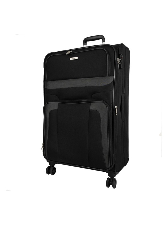 Skyline Пътен куфар Skyline Orlando 4w L Black