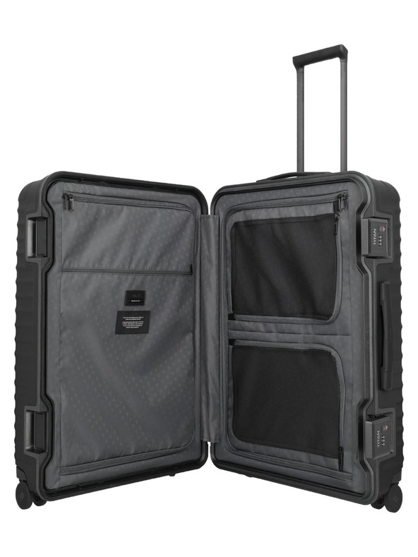 Titan Пътен куфар Titan Overseas L Nightshade black