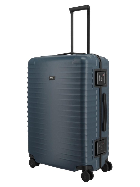 Titan Пътен куфар Titan Overseas L Midnight blue