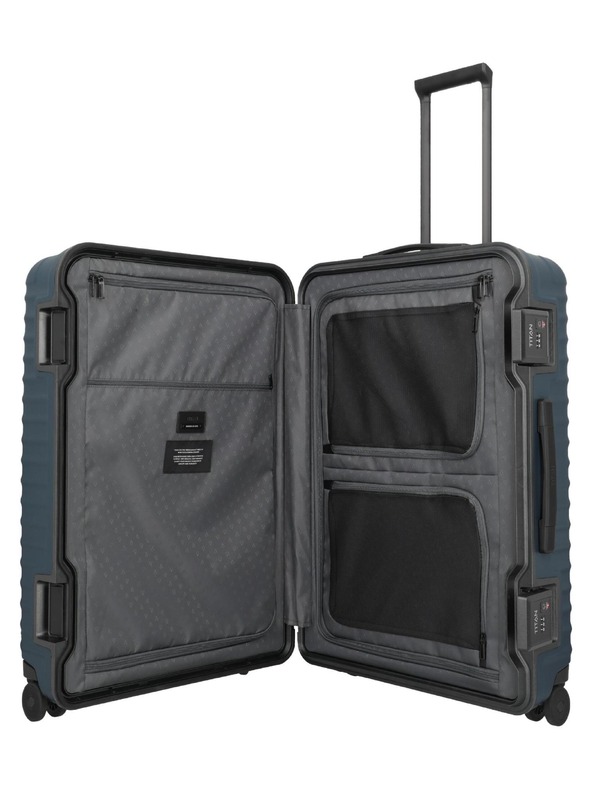 Titan Пътен куфар Titan Overseas L Midnight blue