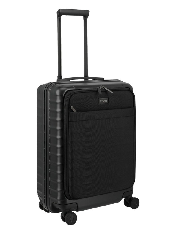 Titan Пътен куфар Titan Overseas S Front pocket Nightshade black