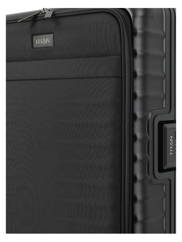 Titan Пътен куфар Titan Overseas S Front pocket Nightshade black
