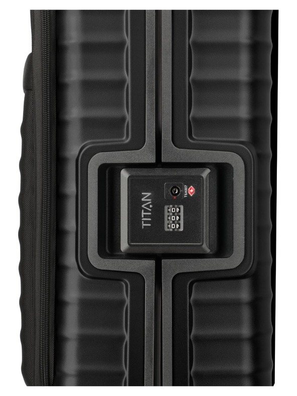 Titan Пътен куфар Titan Overseas S Front pocket Nightshade black