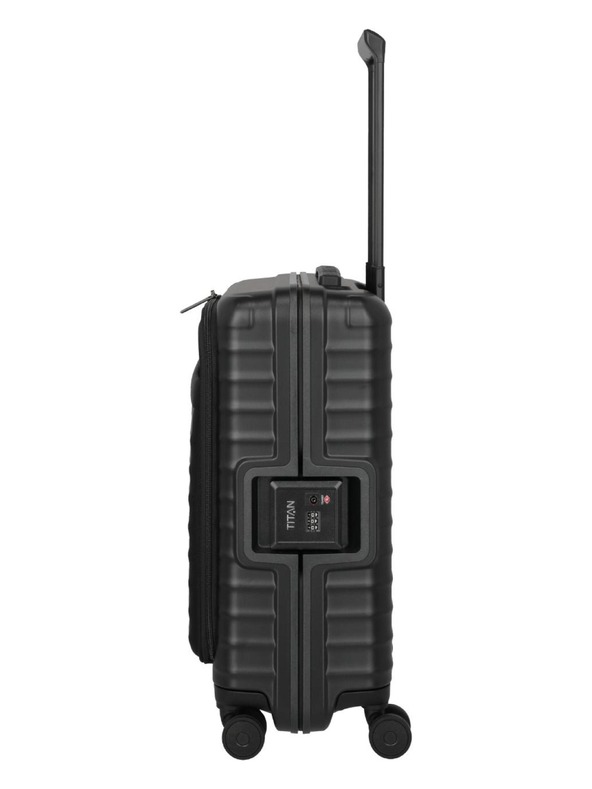 Titan Пътен куфар Titan Overseas S Front pocket Nightshade black