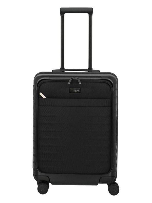 Titan Пътен куфар Titan Overseas S Front pocket Nightshade black