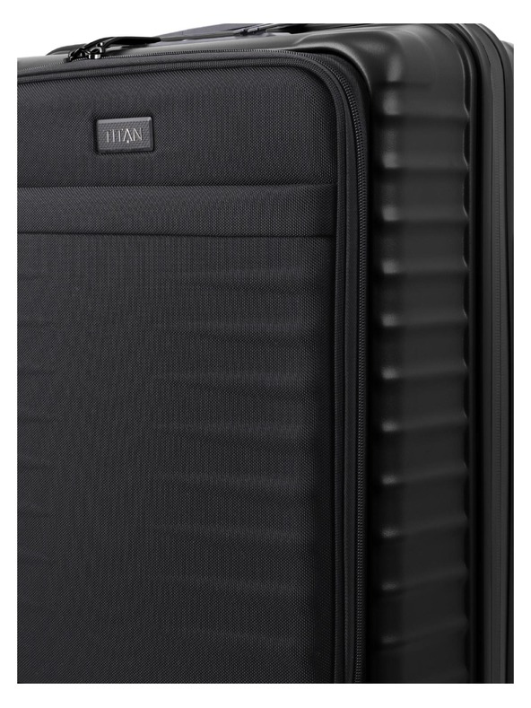 Titan Пътен куфар Titan Upgrade S23 Front pocket Nightshade black