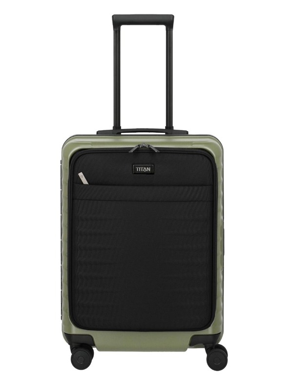Titan Пътен куфар Titan Overseas S Front pocket Forest green