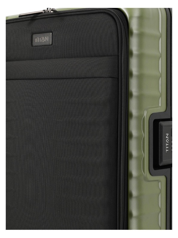 Titan Пътен куфар Titan Overseas S Front pocket Forest green