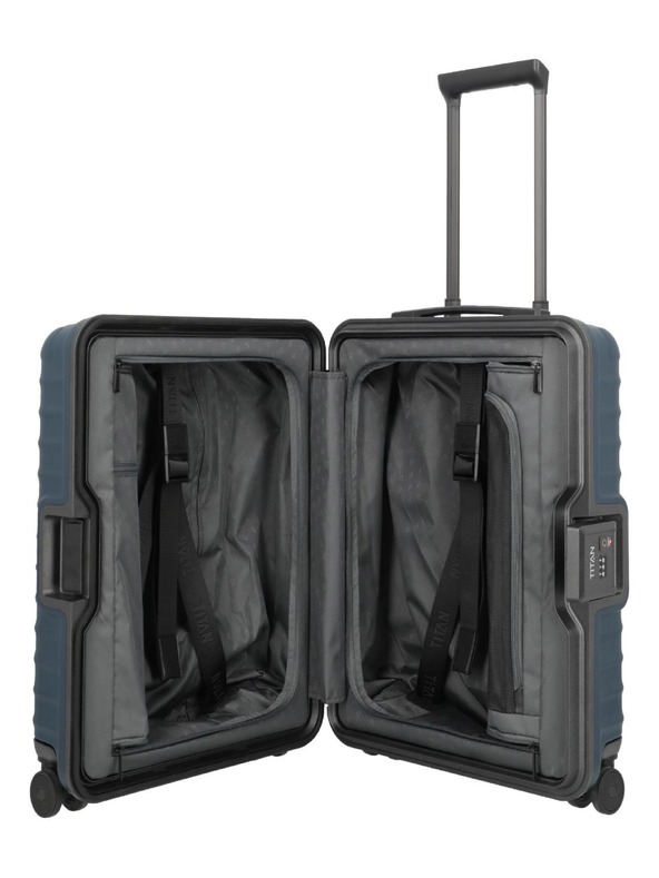 Titan Пътен куфар Titan Overseas S20 Midnight blue