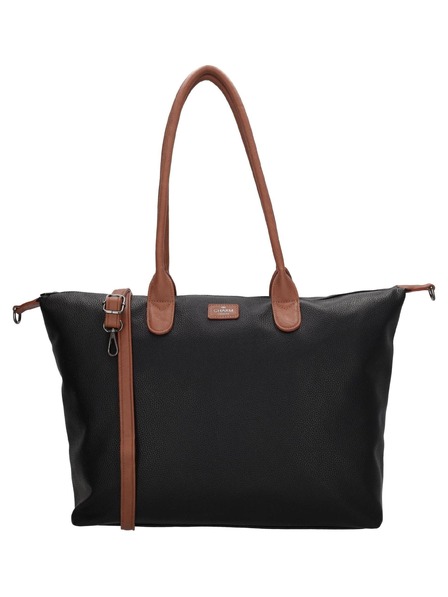 Charm London Чанта Charm London Buckingham 23816 Black Cognac