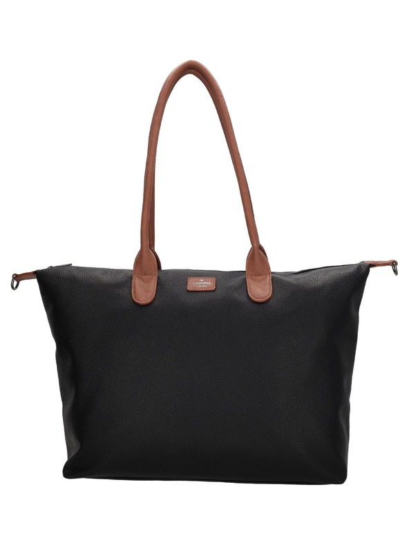 Charm London Чанта Charm London Buckingham 23816 Black Cognac