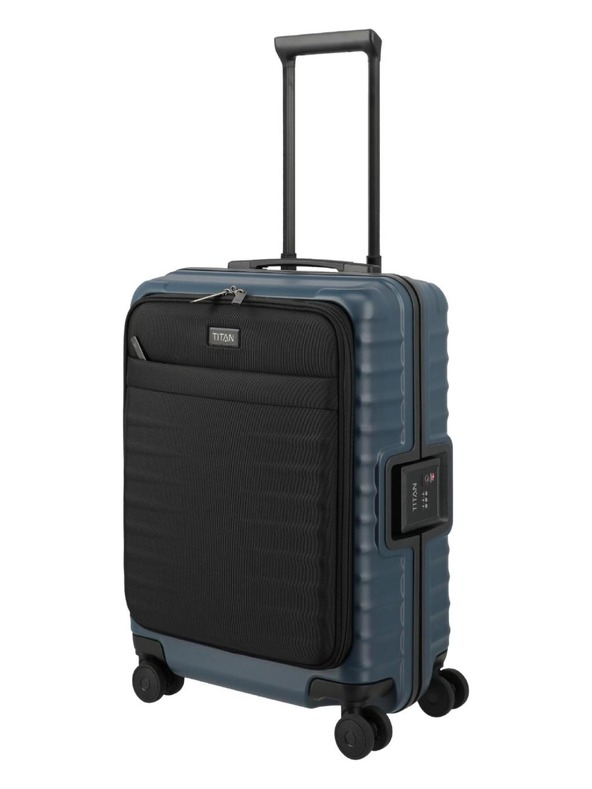 Titan Titan Overseas S Front pocket travel suitcase Midnight blue