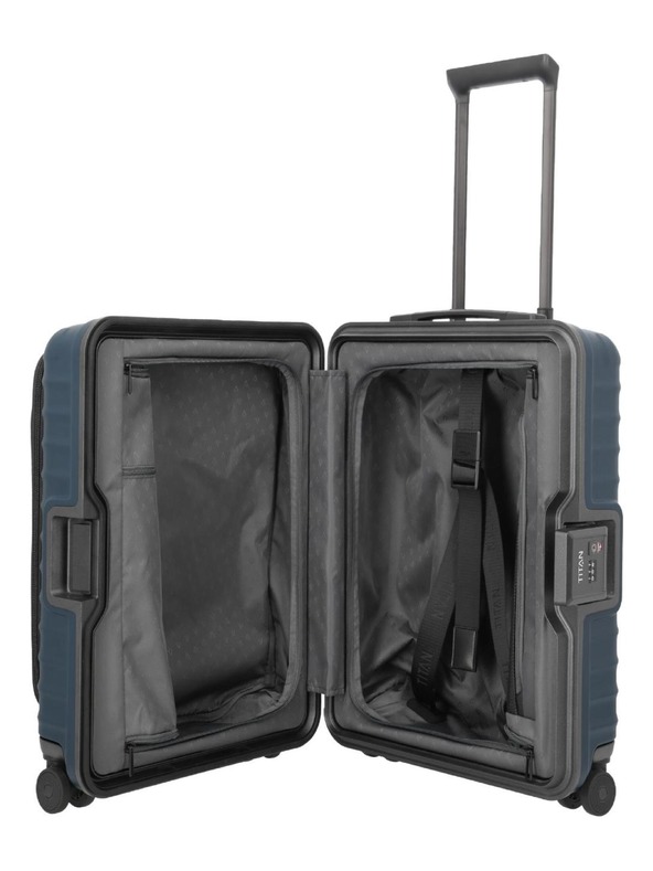 Titan Titan Overseas S Front pocket travel suitcase Midnight blue