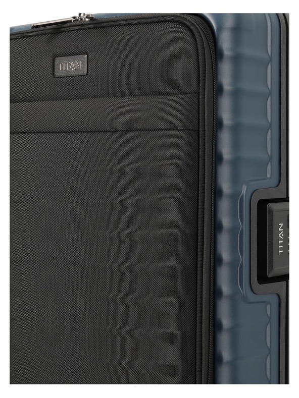 Titan Titan Overseas S Front pocket travel suitcase Midnight blue