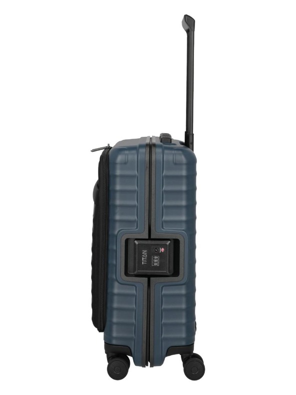 Titan Titan Overseas S Front pocket travel suitcase Midnight blue