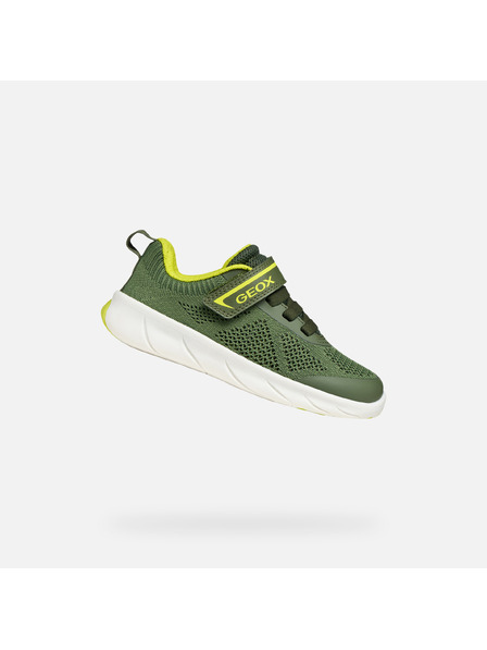 Geox Зелени детски тенис обувки Geox Foot-Run