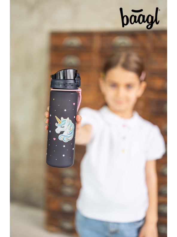 BAAGL  BAAGL Тританова бутилка за пиене Unicorn Gold, 500 ml
