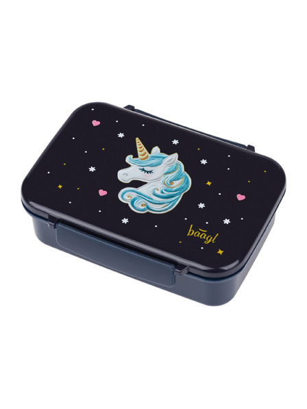 BAAGL  BAAGL Кутия за закуска с преградки Unicorn Gold