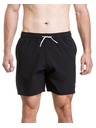 Meatfly Мъжки плувни костюми Meatfly Keith Boardshorts 17" Black / White