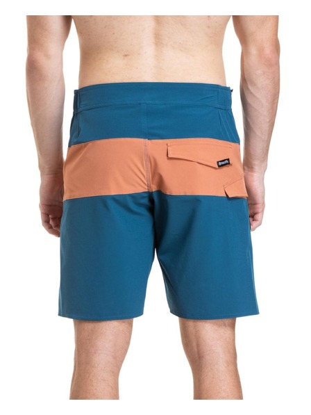 Meatfly Мъжки плувни костюми Meatfly Mitch Boardshorts 21" Super Teal / Sienna