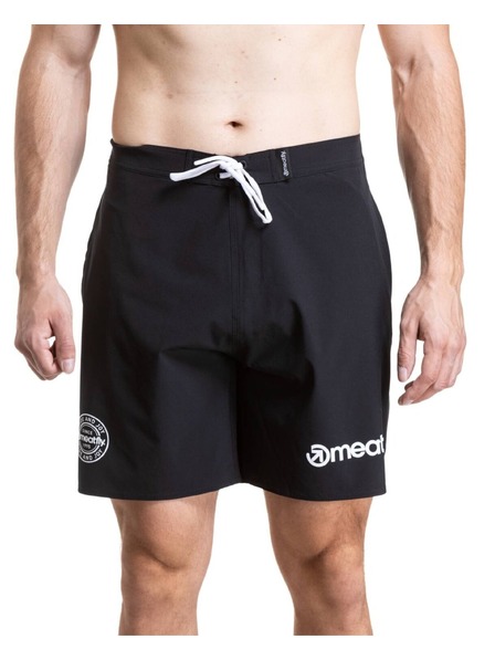 Meatfly Мъжки плувни костюми Meatfly Ernie Boardshorts 19" Black