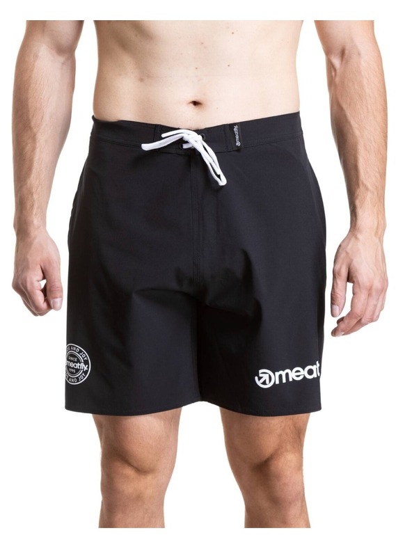 Meatfly Мъжки плувни костюми Meatfly Ernie Boardshorts 19" Black