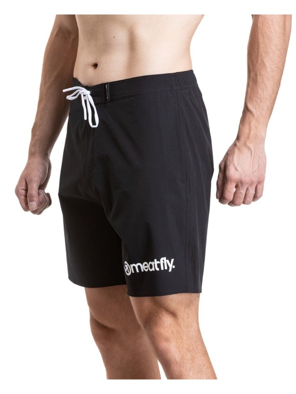 Meatfly Мъжки плувни костюми Meatfly Ernie Boardshorts 19" Black