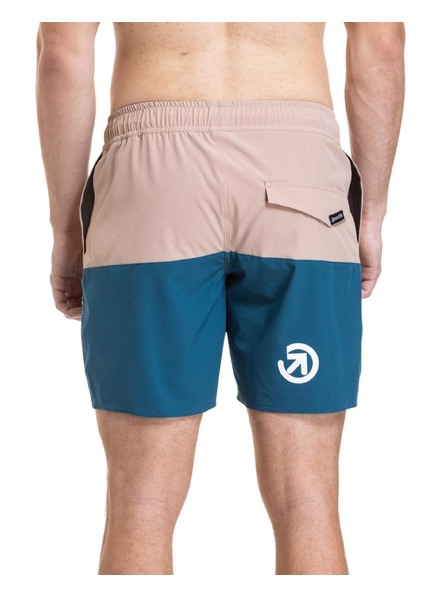 Meatfly Мъжки плувни костюми Meatfly Keith Boardshorts 17" Nougat / Super Teal