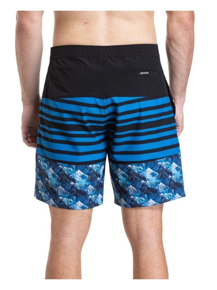 Meatfly Мъжки плувни костюми Meatfly Ernie Boardshorts 19" Blue Mountains / Stripes / Black