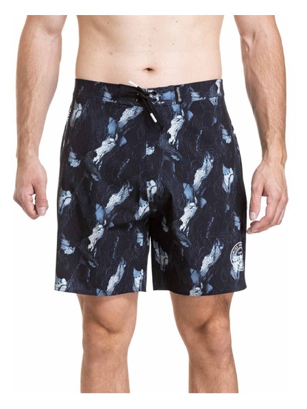 Meatfly Мъжки плувни костюми Meatfly Ernie Boardshorts 19" Deep Lake