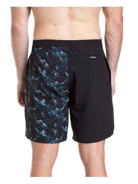 Meatfly Мъжки плувни костюми Meatfly Ernie Boardshorts 19" Green Mountains / Quiet Gray