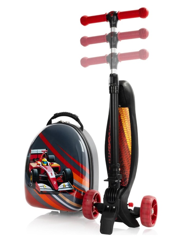 Heys Детски куфар Heys Turbo Tots Scooter Race Car
