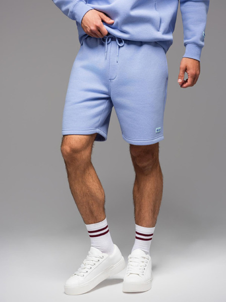 Ombre Clothing Унисекс спортни шорти с ребрист пояс - лавандула V9 OU-SRBC-0101 Ombre Clothing