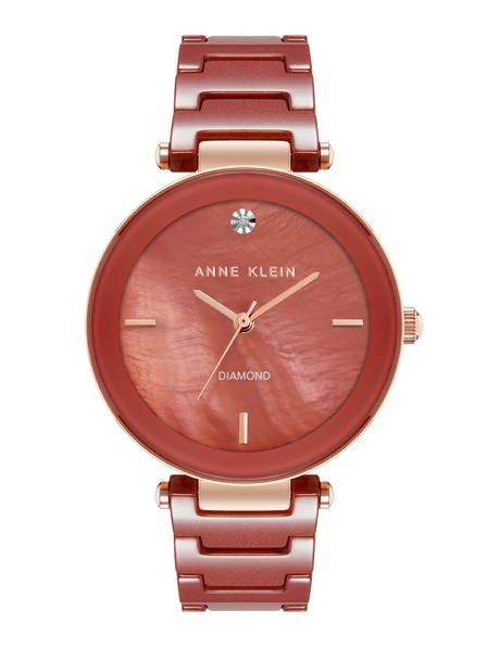 Anne Klein Дамски кръгъл часовник Anne Klein AK/1018RGRD