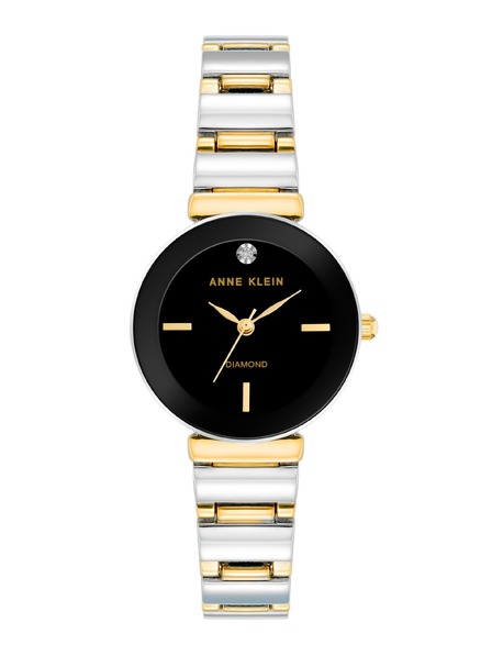 Anne Klein Дамски кръгъл часовник Anne Klein AK/2435BKTT