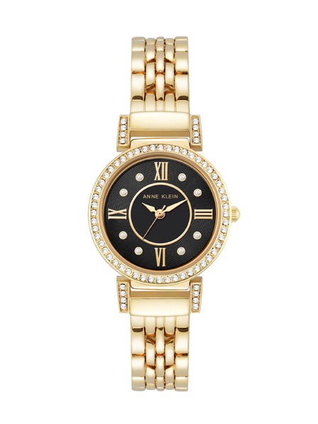 Anne Klein Дамски кръгъл часовник Anne Klein AK/2928BKGB